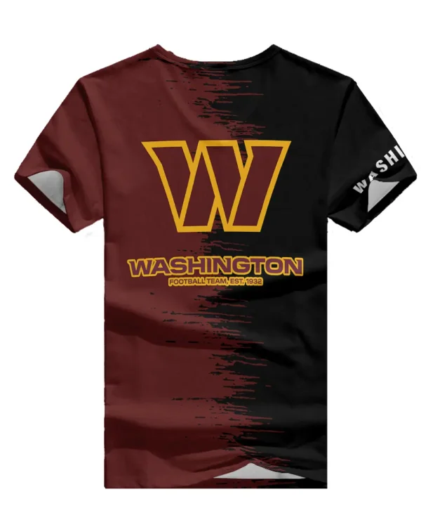 Washington Commanders Summer New Women's Short Sleeve T-shirt 3D Trending 2025 BGVWTS033 - Image 4