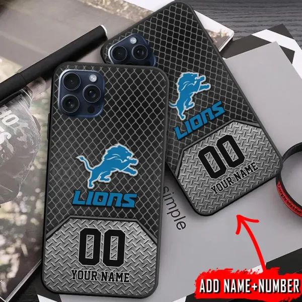 Detroit Lions Personalized Phone Case BGPC825