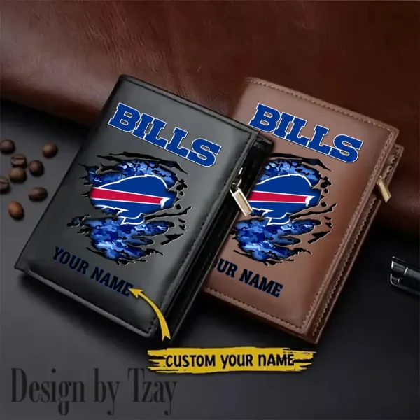 Buffalo Bills Men Slim Vertical Wallets New 2025 SPTLVW167