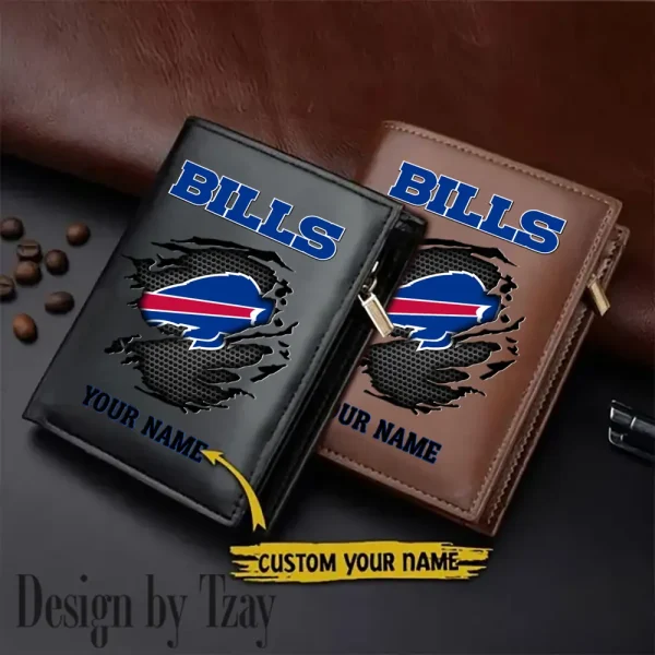 Buffalo Bills Men Slim Vertical Wallets New 2025 SPTLVW199