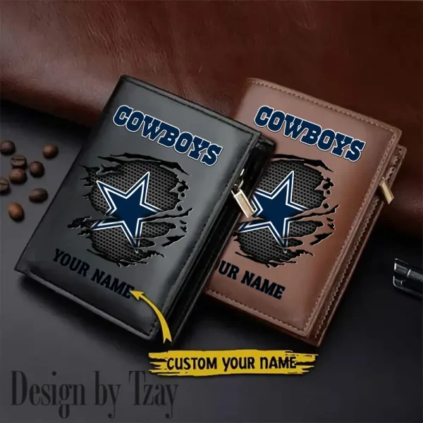 Dallas Cowboys Men Slim Vertical Wallets New 2025 SPTLVW204