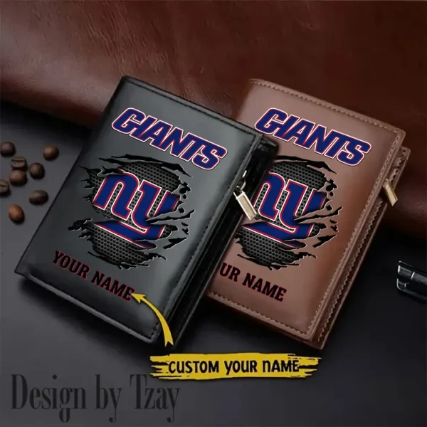 New York Giants Men Slim Vertical Wallets New 2025 SPTLVW219