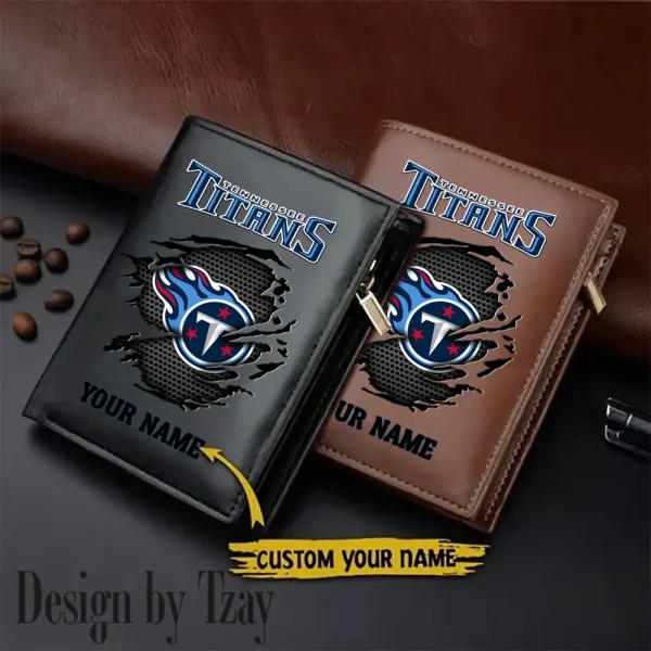 Tennessee Titans Men Slim Vertical Wallets New 2025 SPTLVW226