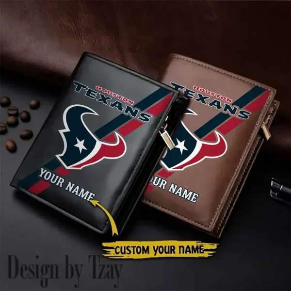 Houston Texans Men Slim Vertical Wallets New 2025 SPTLVW271
