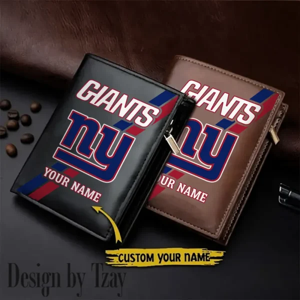 New York Giants Men Slim Vertical Wallets New 2025 SPTLVW282