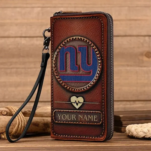 New York Giants Clutch Purse Leather Wallet