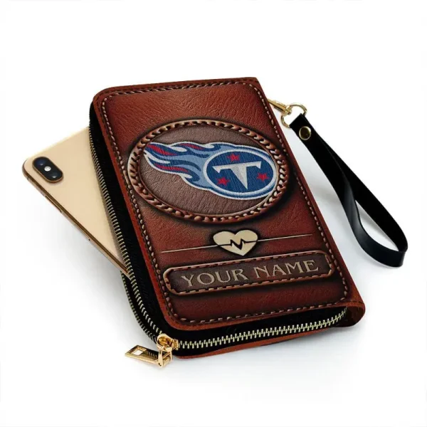 Tennessee Titans Clutch Purse Leather Wallet - Image 2