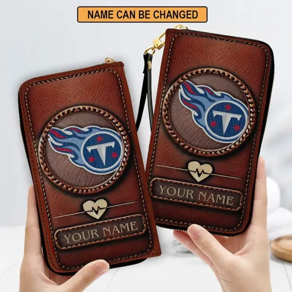 Tennessee Titans Clutch Purse Leather Wallet - Image 3