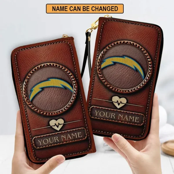 Los Angeles Chargers Clutch Purse Leather Wallet - Image 3