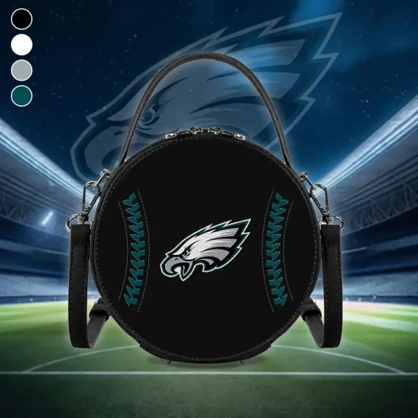 Philadelphia Eagles Round Shoulder Handbag - Image 4