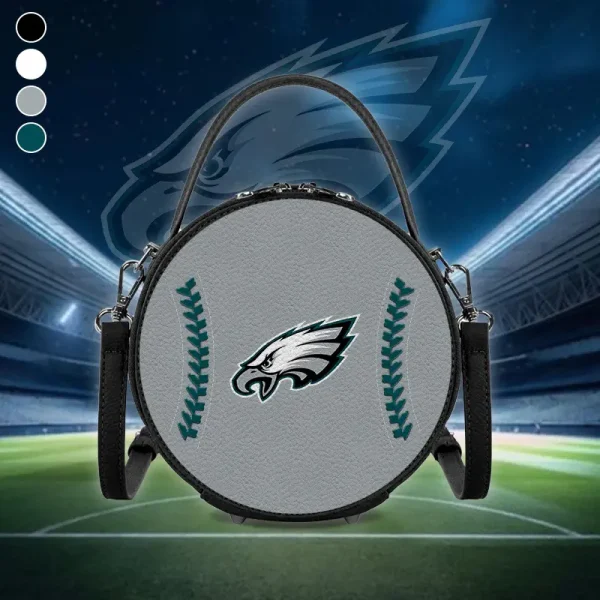 Philadelphia Eagles Round Shoulder Handbag - Image 5