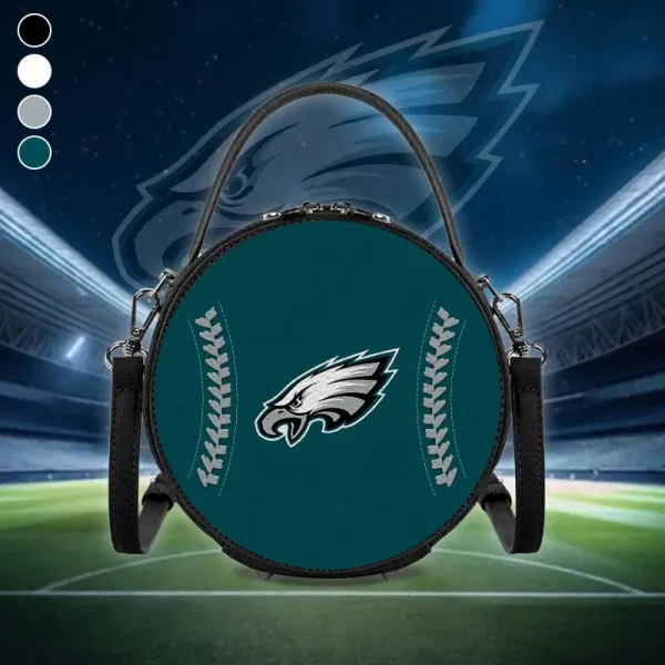 Philadelphia Eagles Round Shoulder Handbag - Image 2