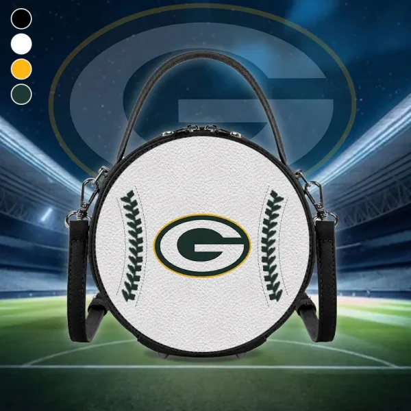 Green Bay Packers Round Shoulder Handbag - Image 2
