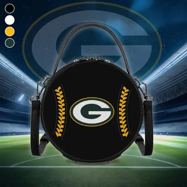 Green Bay Packers Round Shoulder Handbag - Image 3