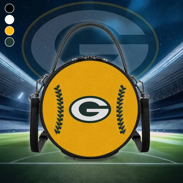 Green Bay Packers Round Shoulder Handbag - Image 4
