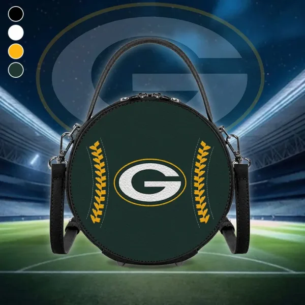 Green Bay Packers Round Shoulder Handbag - Image 5