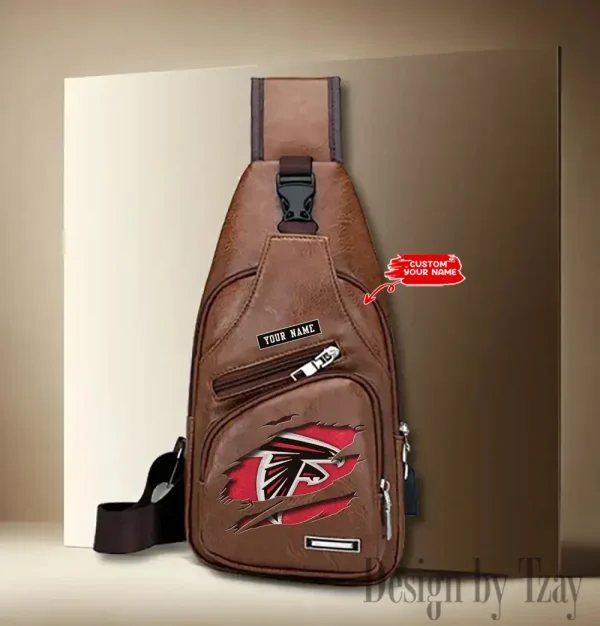 Atlanta Falcons Leather Sling Bag SPTLTSLINGBAG034 - Image 3