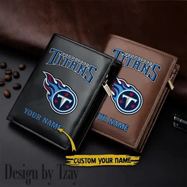 Tennessee Titans Small Rectangular Leather Wallet Style 2025 SPTLVW353