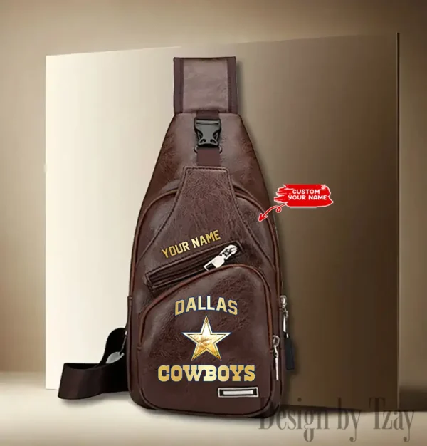 Dallas Cowboys NFL Leather Sling Bag SPTLTSLINGBAG075