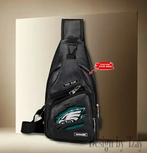 Philadelphia Eagles Leather Sling Bag SPTLTSLINGBAG058