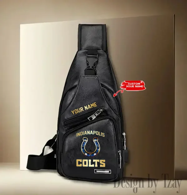 Indianapolis Colts NFL Leather Sling Bag SPTLTSLINGBAG080