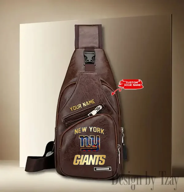 New York Giants NFL Leather Sling Bag SPTLTSLINGBAG089 - Image 3