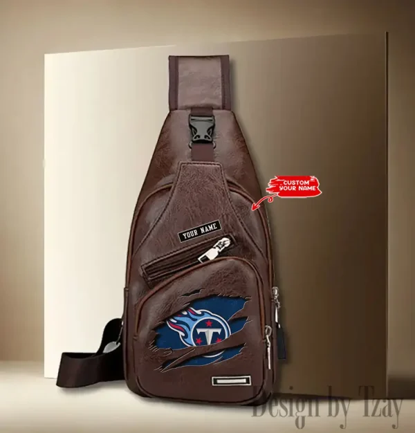 Tennessee Titans Leather Sling Bag SPTLTSLINGBAG063 - Image 3