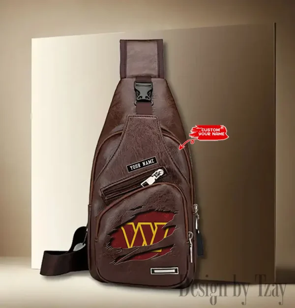 Washington Commanders Leather Sling Bag SPTLTSLINGBAG064 - Image 3