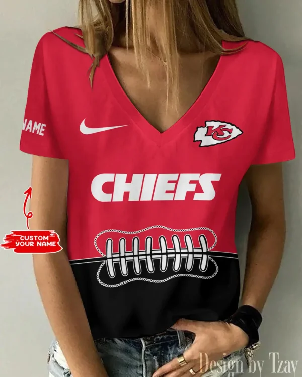 Kansas City Chiefs Summer New Women's Short Sleeve T-shirt 3D Trending 2025 AGCWTS819