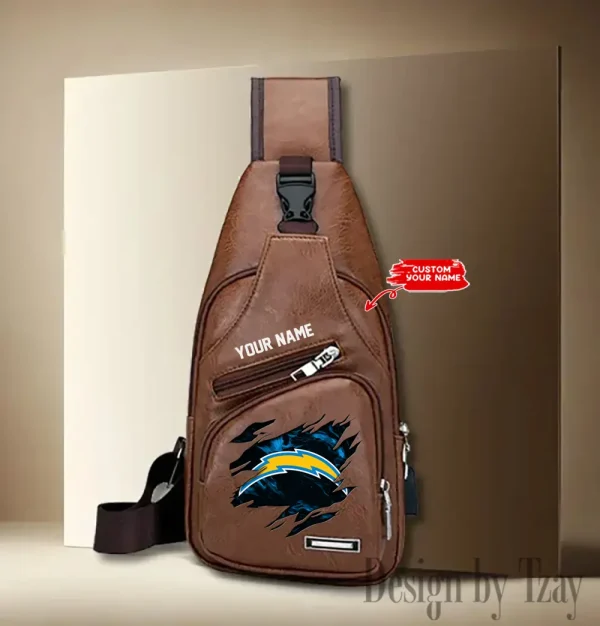 Los Angeles Chargers NFL Leather Sling Bag SPTLTSLINGBAG118