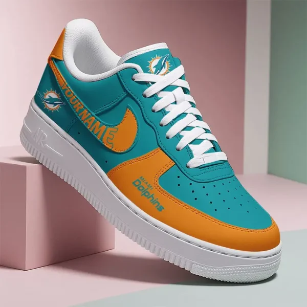 Miami Dolphins Special New AForce1 Sneakers - Image 2
