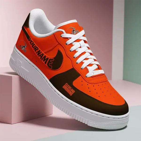 Cleveland Browns Special New AForce1 Sneakers - Image 2