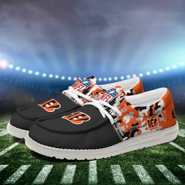 Cincinnati Bengals Canvas Loafer Shoes - Image 2