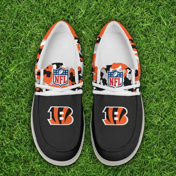 Cincinnati Bengals Canvas Loafer Shoes - Image 3