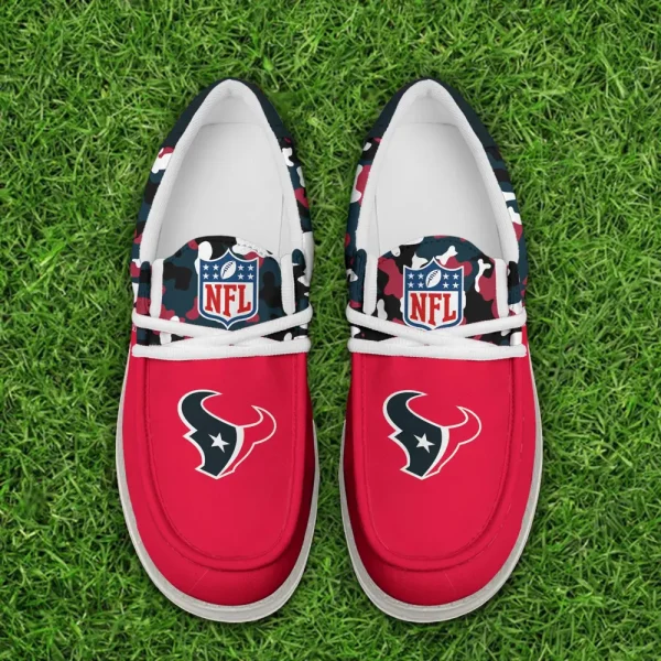 Houston Texans Canvas Loafer Shoes - Image 2