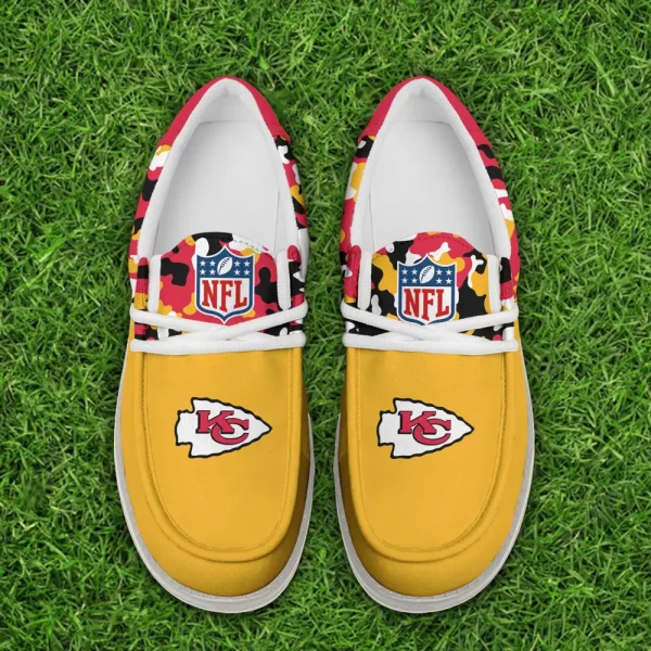 Kansas City Chiefs Canvas Loafer Shoes - Image 2