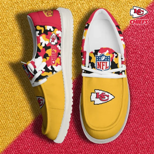 Kansas City Chiefs Canvas Loafer Shoes