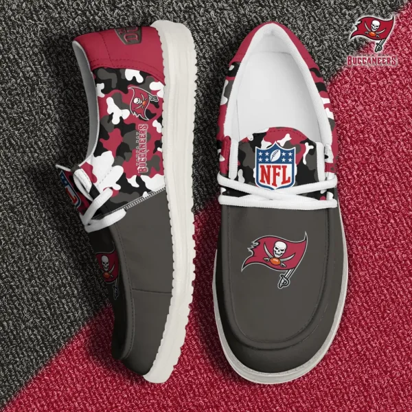 Tampa Bay Buccaneers Canvas Loafer Shoes