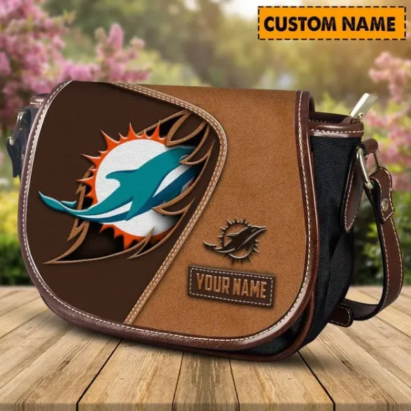 Miami Dolphins Special Woman Saddle Bag Perfect Gift For Fan