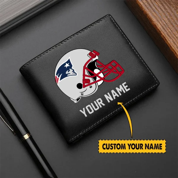 New England Patriots Men Leather Wallet For Fan - Limited Edition