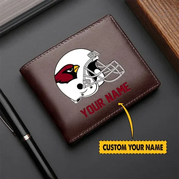 Arizona Cardinals Men Leather Wallet For Fan - Limited Edition - Image 2
