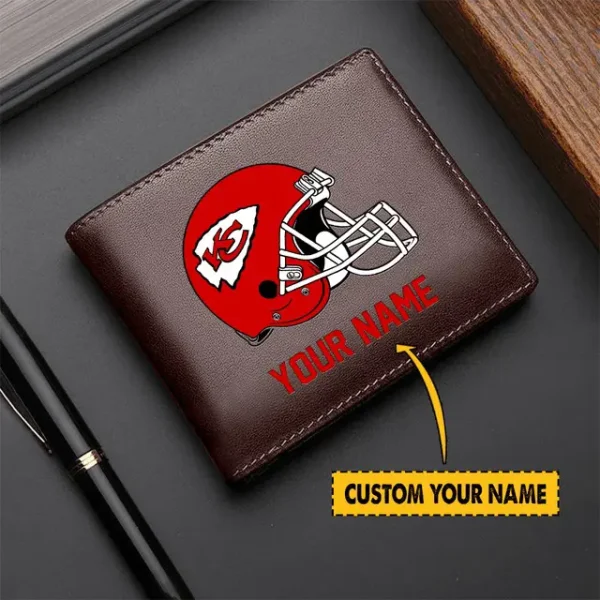 Kansas City Chiefs Men Leather Wallet For Fan - Limited Edition - Image 2