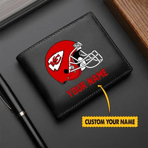 Kansas City Chiefs Men Leather Wallet For Fan - Limited Edition