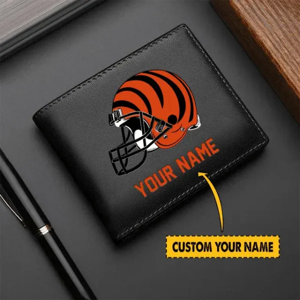 Cincinnati Bengals Men Leather Wallet For Fan - Limited Edition
