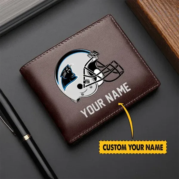 Carolina Panthers Men Leather Wallet For Fan - Limited Edition - Image 2
