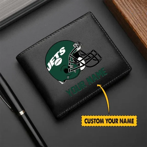 New York Jets Men Leather Wallet For Fan - Limited Edition