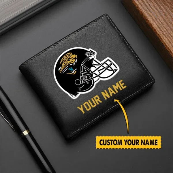 Jacksonville Jaguars Men Leather Wallet For Fan - Limited Edition