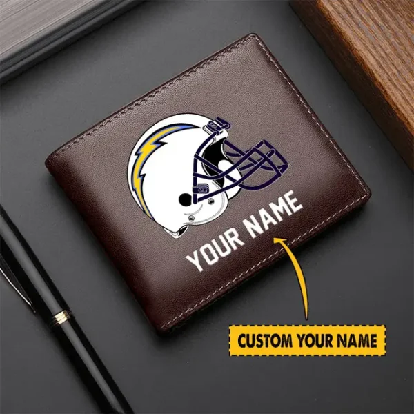 Los Angeles Chargers Men Leather Wallet For Fan - Limited Edition - Image 2