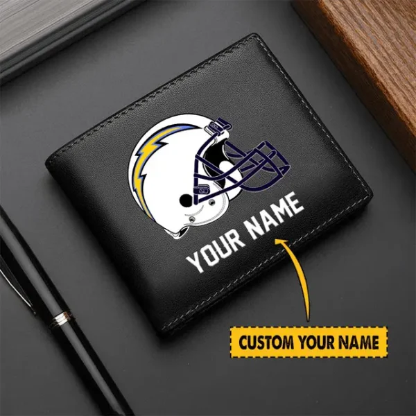 Los Angeles Chargers Men Leather Wallet For Fan - Limited Edition