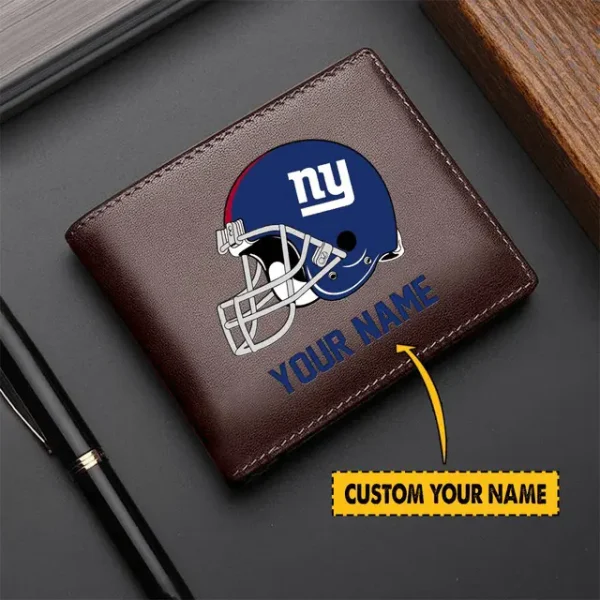 New York Giants Men Leather Wallet For Fan - Limited Edition - Image 2